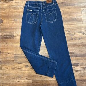 Jordache Dark Blue Women's Straight Leg Jeans